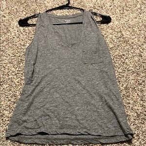 Madewell Gray Sleeveless Tank Top